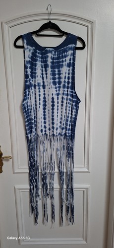 Fransen batik long - top, l