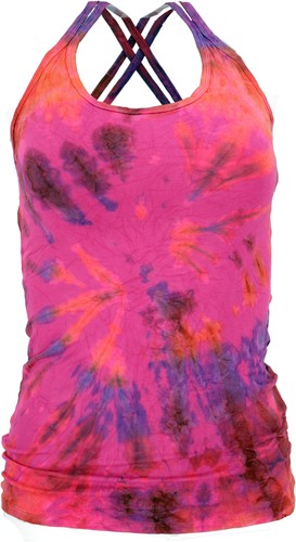 Sommerliches batik yoga top - batik,