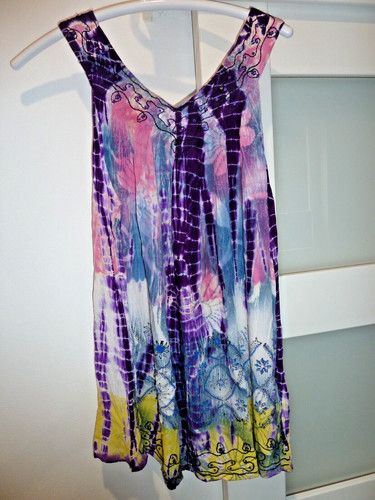 Neues buntes batik top - top, v