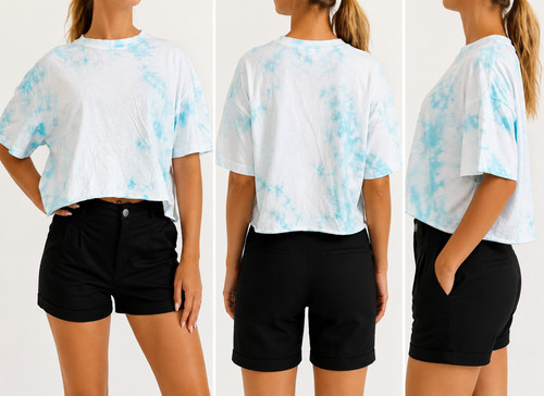 Zegy batik crop - crop, damen