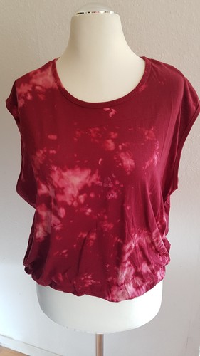 Kurzes rotes batiktop xxl - kurzes,