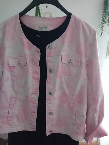Batik jeansjacke pink - , ♡pink♡