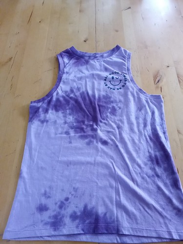 Tanktop lila batik shirt - batik, gr