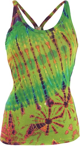 Batik hippie top tank - hippie,
