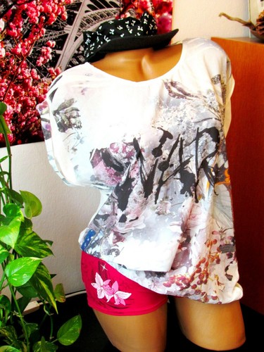 Tunika shirt mit - mit, beeren