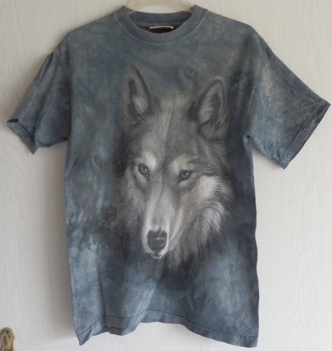Shirt grau batik mit - t-shirt,