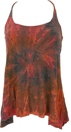 Sommerliches boho batik top - sommerliches,